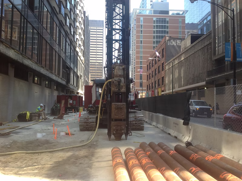 Pile inspection in Chicago